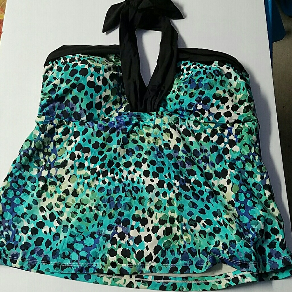 Swim halter top